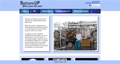 Desktop Screenshot of bottomsupglass.com